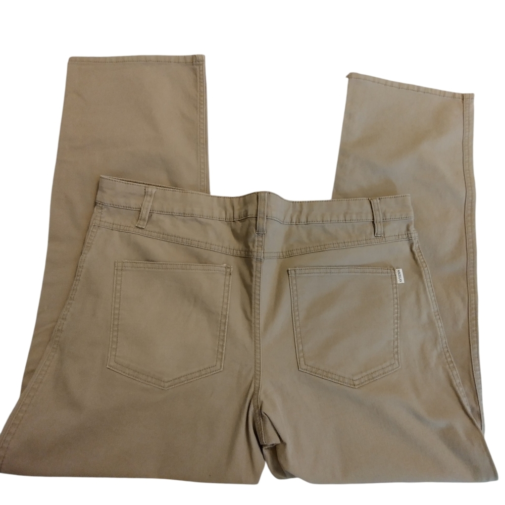 💚 Like New! Magellan Men's Khaki Stretch Straight-Leg Pants - 36 X 30